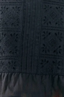 Farm Rio Black Lace Top 8 Farm Rio Black Lace Top -Farm Rio Shop 306075 04