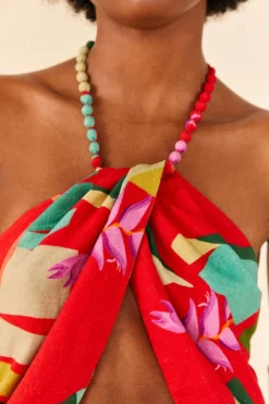 Farm Rio Red Heliconia Crop Top 6 Farm Rio Red Heliconia Crop Top -Farm Rio Shop 306084 04