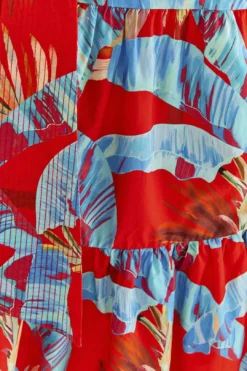 Farm Rio Red Sweet Jungle Midi Dress -Farm Rio Shop 306090 06