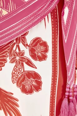 Farm Rio Tropical Dream Lenzing™ Ecovero™ ViscoseMidi Skirt -Farm Rio Shop 306099 04