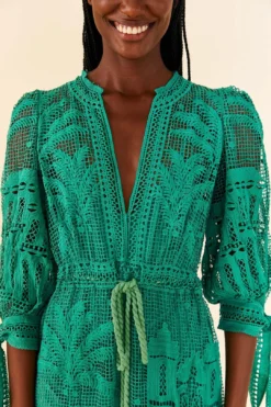 Farm Rio Green Morada Boa Guipure Dress 7 Farm Rio Green Morada Boa Guipure Dress -Farm Rio Shop 306101 03