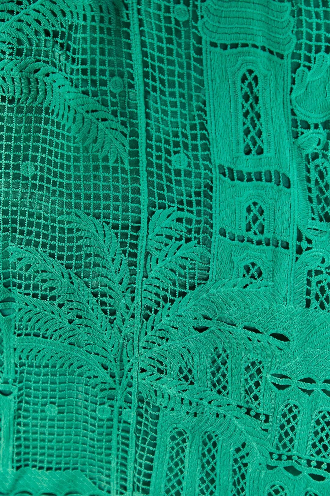 Farm Rio Green Morada Boa Guipure Dress 5 Farm Rio Green Morada Boa Guipure Dress - Image 5