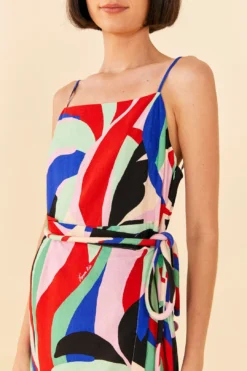 Farm Rio Colorful Monstera Mini Dress 8 Farm Rio Colorful Monstera Mini Dress -Farm Rio Shop 306137 02