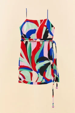 Farm Rio Colorful Monstera Mini Dress 11 Farm Rio Colorful Monstera Mini Dress -Farm Rio Shop 306137 06