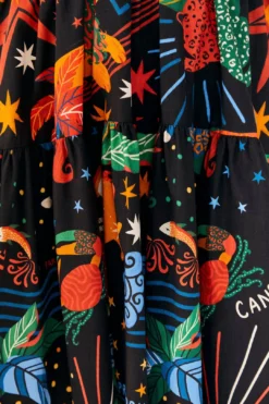 Farm Rio Zodiac Organic Cotton Mini Dress -Farm Rio Shop 306150 05