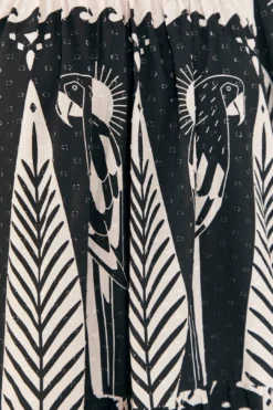 Farm Rio Black Macaw Elegance Long Sleeve Mini Dress 12 Farm Rio Black Macaw Elegance Long Sleeve Mini Dress -Farm Rio Shop 306159 06