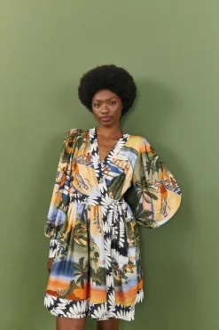 Farm Rio CariocaLenzing™ Ecovero™ Viscose Mini Dress