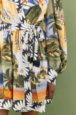 Farm Rio CariocaLenzing™ Ecovero™ Viscose Mini Dress -Farm Rio Shop 306164 03 scaled