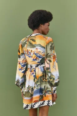 Farm Rio CariocaLenzing™ Ecovero™ Viscose Mini Dress -Farm Rio Shop 306164 04 scaled