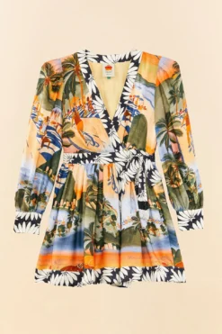 Farm Rio CariocaLenzing™ Ecovero™ Viscose Mini Dress -Farm Rio Shop 306164 07