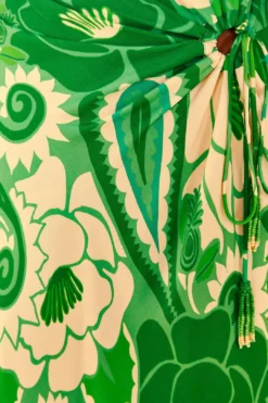 Farm Rio Tropical Groove Circle Cut Out Midi Dress -Farm Rio Shop 306167 05