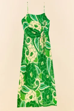 Farm Rio Tropical Groove Circle Cut Out Midi Dress -Farm Rio Shop 306167 06