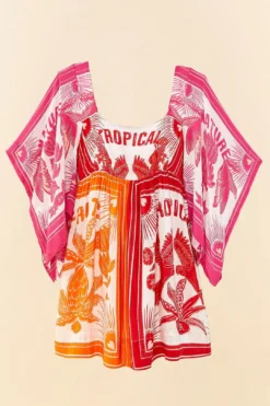 Farm Rio Tropical Dream Mini Dress -Farm Rio Shop 306192 06