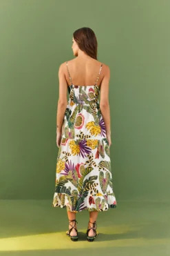 Farm Rio Striped Forest Maxi Dress -Farm Rio Shop 306204 03