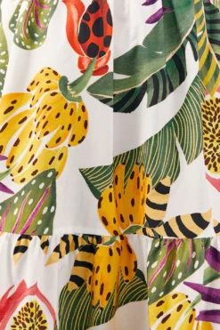 Farm Rio Striped Forest Maxi Dress -Farm Rio Shop 306204 04