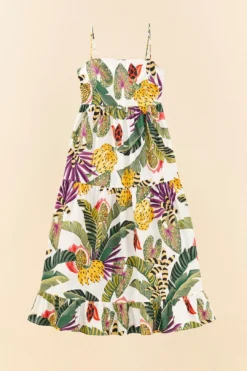 Farm Rio Striped Forest Maxi Dress -Farm Rio Shop 306204 05