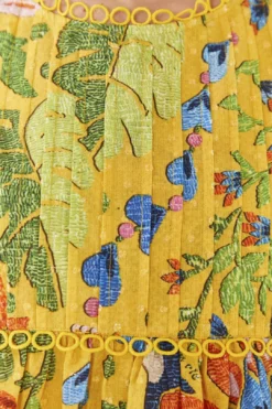 Farm Rio Yellow Summer Garden Blouse 10 Farm Rio Yellow Summer Garden Blouse -Farm Rio Shop 306228 05