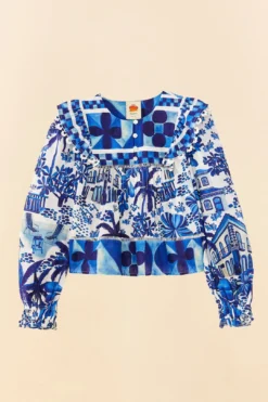 Farm Rio Sweet Rio Long Sleeve Blouse -Farm Rio Shop 306236 06