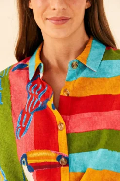 Farm Rio Wonderful Toucans Unisex Shirt -Farm Rio Shop 306242 03