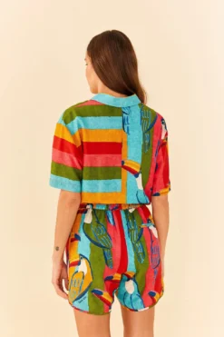 Farm Rio Wonderful Toucans Unisex Shorts -Farm Rio Shop 306244 03