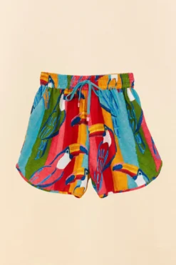 Farm Rio Wonderful Toucans Unisex Shorts -Farm Rio Shop 306244 09