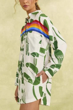 Farm Rio Off-White Rainbow Toucans Romper 7 Farm Rio Off-White Rainbow Toucans Romper -Farm Rio Shop 306251 03 scaled