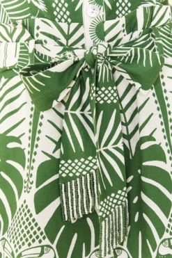 Farm Rio Off-White Macaw Elegance Romper 8 Farm Rio Off-White Macaw Elegance Romper -Farm Rio Shop 306252 04