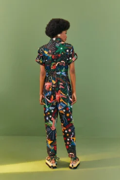 Farm Rio Zodiac Canvas Jumpsuit -Farm Rio Shop 306258 03
