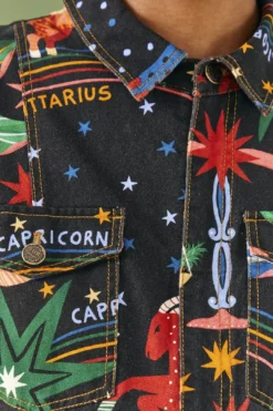 Farm Rio Zodiac Canvas Jumpsuit -Farm Rio Shop 306258 04