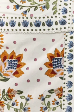 Farm Rio White Summer Garden Mini Skirt 8 Farm Rio White Summer Garden Mini Skirt -Farm Rio Shop 306268 04