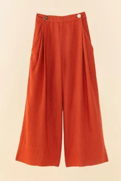 Farm Rio Brown Wide Leg Pants 9 Farm Rio Brown Wide Leg Pants -Farm Rio Shop 306285 06