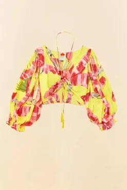 Farm Rio Lime Sweet JungleLenzing™ Ecovero™ Viscose Crop Top 9 Farm Rio Lime Sweet JungleLenzing™ Ecovero™ Viscose Crop Top -Farm Rio Shop 306305 06