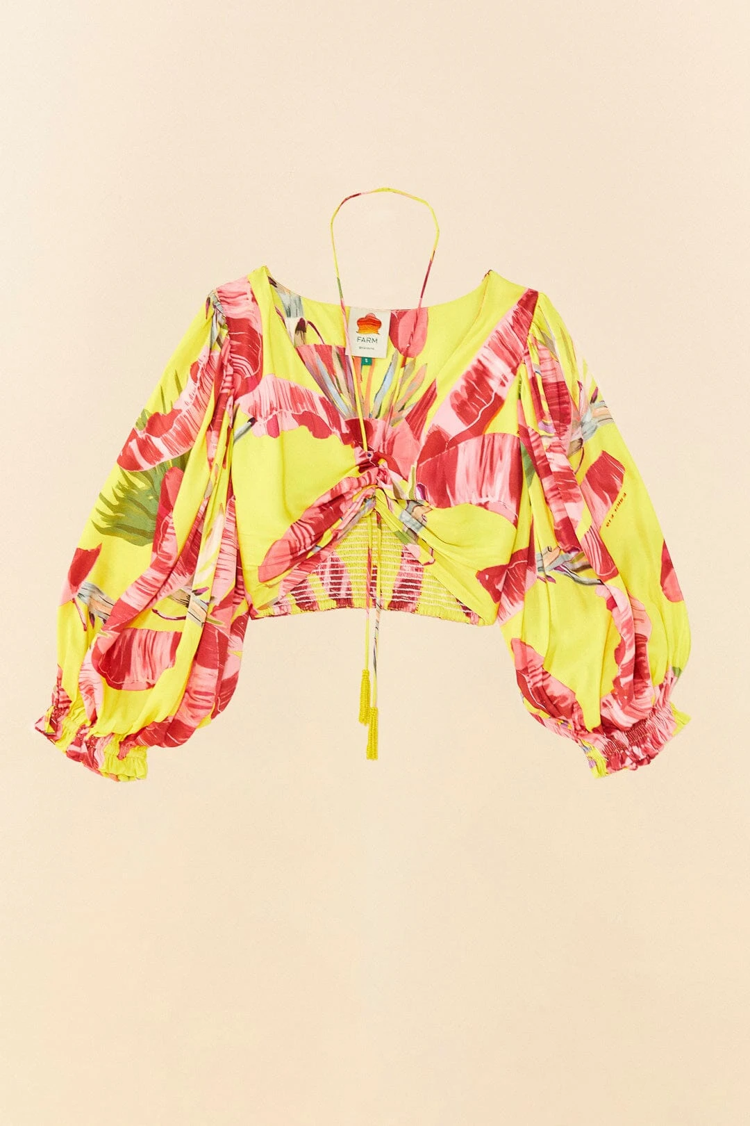 Farm Rio Lime Sweet JungleLenzing™ Ecovero™ Viscose Crop Top 5 Farm Rio Lime Sweet JungleLenzing™ Ecovero™ Viscose Crop Top - Image 5