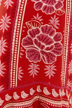 Farm Rio Red Summer Sunrise Maxi Dress 8 Farm Rio Red Summer Sunrise Maxi Dress -Farm Rio Shop 306331 05