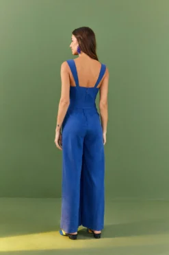 Farm Rio Dark Blue Belted Jumpsuit 9 Farm Rio Dark Blue Belted Jumpsuit -Farm Rio Shop 306367 04