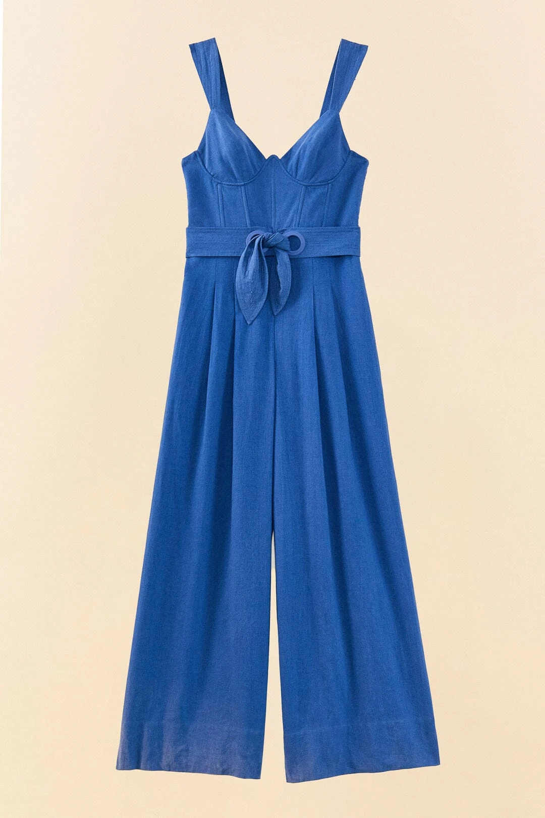 Farm Rio Dark Blue Belted Jumpsuit 6 Farm Rio Dark Blue Belted Jumpsuit - Image 6