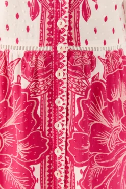 Farm Rio Pink Tropical Woodcut Lenzing™ Ecovero™ Viscose Midi Dress 9 Farm Rio Pink Tropical Woodcut Lenzing™ Ecovero™ Viscose Midi Dress -Farm Rio Shop 306388 05 scaled