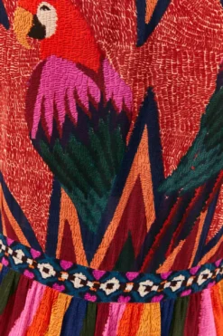 Macaw Show Maxi Dress 8 Macaw Show Maxi Dress -Farm Rio Shop 306389 05