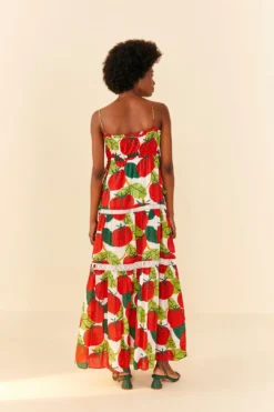 Farm Rio Tomato Midi Dress -Farm Rio Shop 306390 04