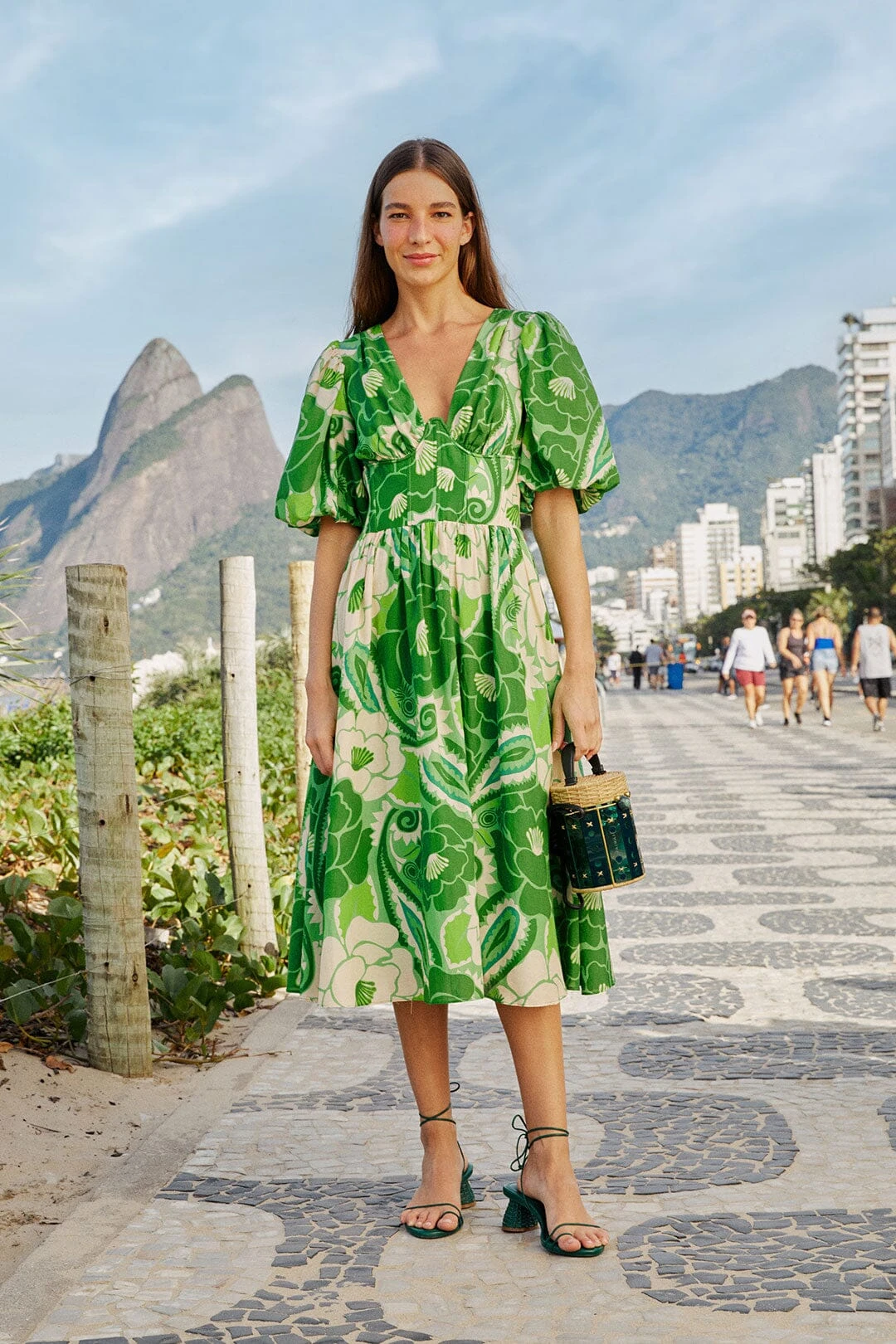 Farm Rio Tropical Groove Midi Dress 1 Farm Rio Tropical Groove Midi Dress