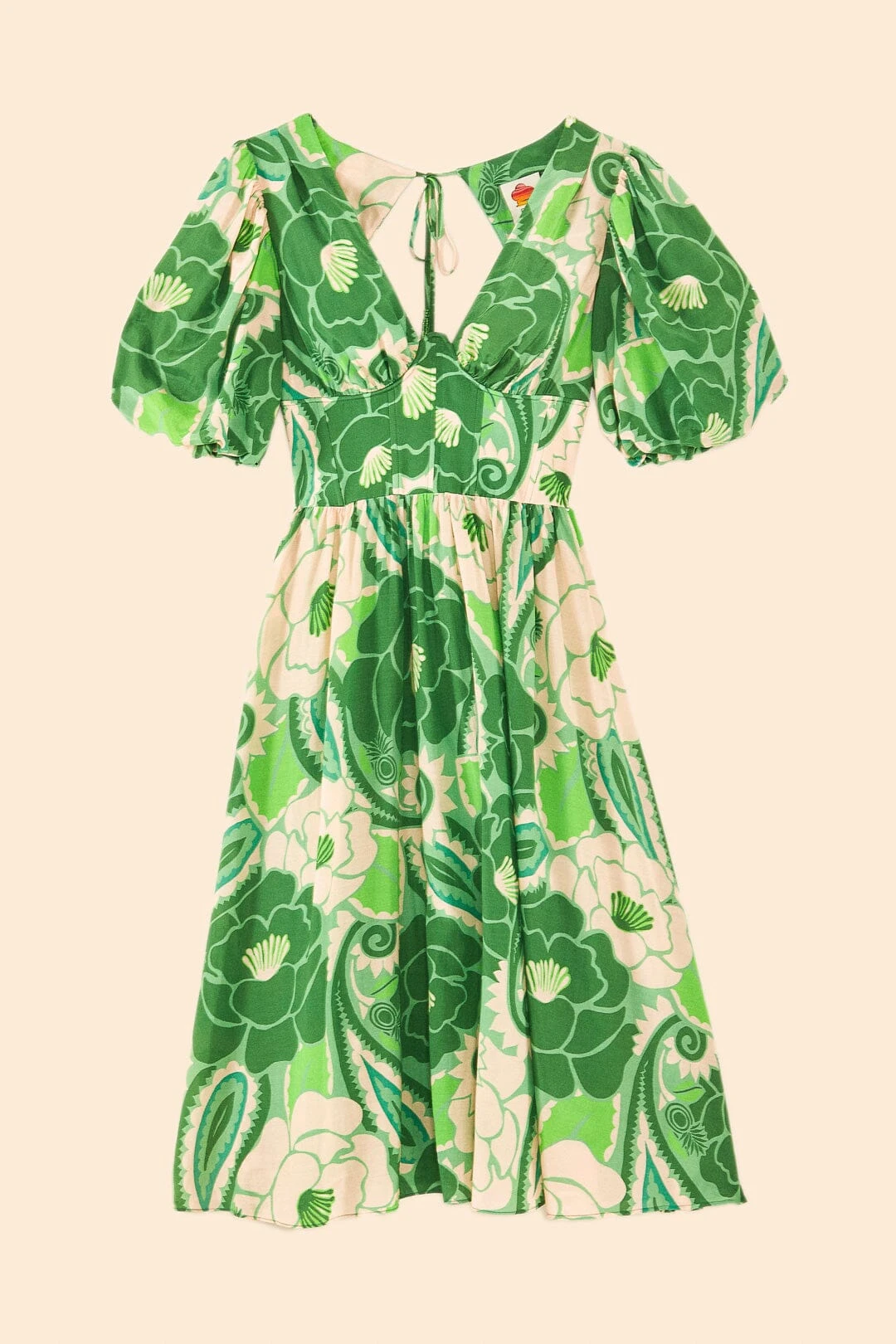 Farm Rio Tropical Groove Midi Dress 6 Farm Rio Tropical Groove Midi Dress - Image 6