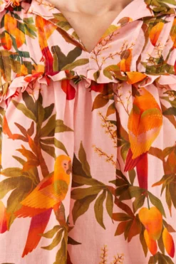 Farm Rio Pink Mango Trees Blouse -Farm Rio Shop 306655 05