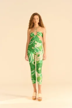 Farm Rio Tropical Groove Lycra Jumpsuit