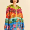 Farm Rio Mixed Prints Windbreaker