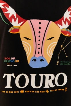Farm Rio Taurus Zodiac Organic Cotton T-Shirt 8 Farm Rio Taurus Zodiac Organic Cotton T-Shirt -Farm Rio Shop 306690 04
