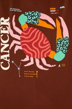 Farm Rio Cancer Zodiac Organic Cotton T-Shirt -Farm Rio Shop 306692 04
