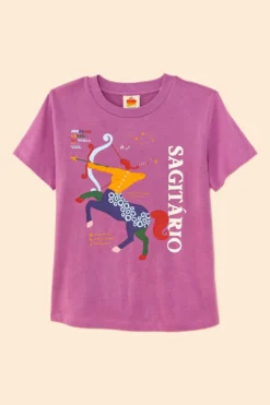 Farm Rio Sagittarius Zodiac Organic Cotton T-Shirt -Farm Rio Shop 306697 06