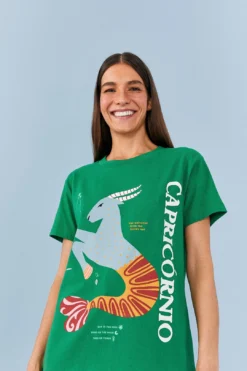 Farm Rio Capricorn Zodiac Organic Cotton T-Shirt