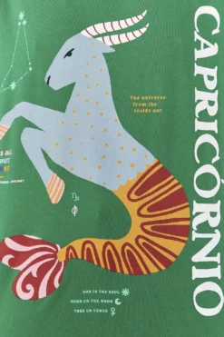 Farm Rio Capricorn Zodiac Organic Cotton T-Shirt -Farm Rio Shop 306698 04