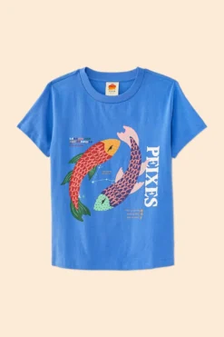 Farm Rio Pisces Zodiac Organic Cotton T-Shirt -Farm Rio Shop 306700 06